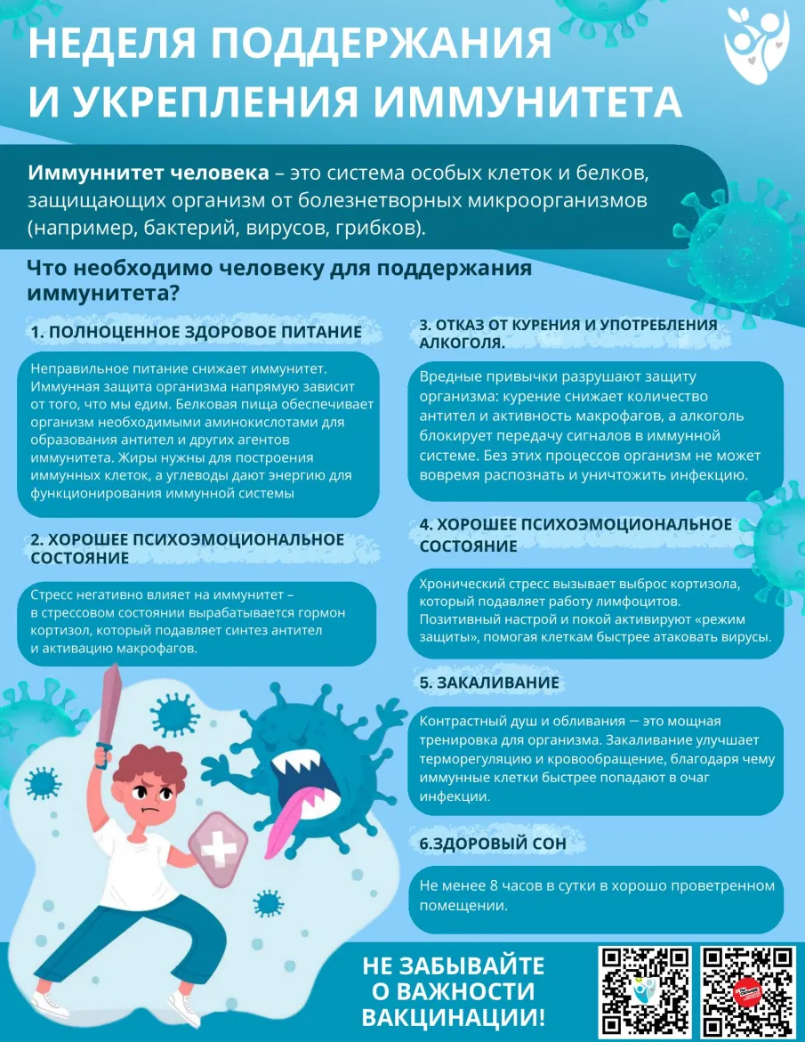 Береги иммунитет с молода!