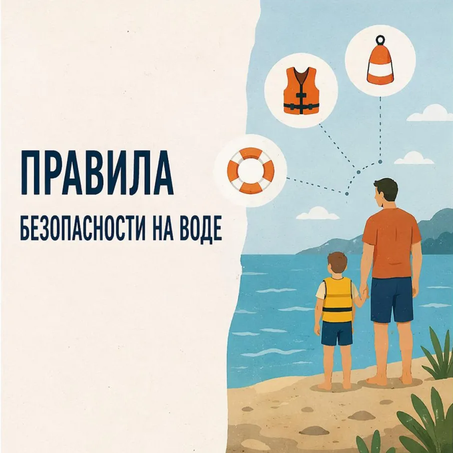 ПРАВИЛА БЕЗОПАСНОСТИ НА ВОДЕ!