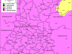 По данным ФГБУ «Верхне-Волжское УГМС», 23.04.2023 на территории области установился 4 класс пожароопасности лесов и торфяников.