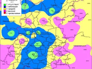 По данным ФГБУ «Верхне-Волжское УГМС», 21.05.2023 на территории области установились 2,3,4 классы пожароопасности лесов и торфяников.