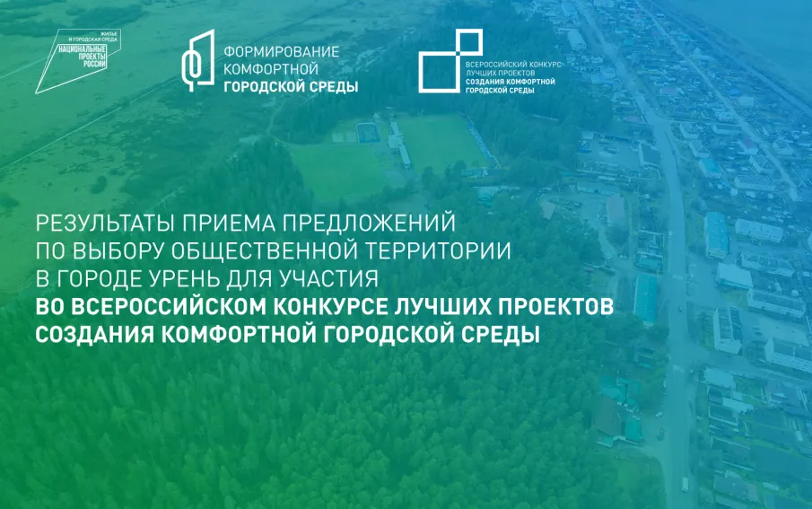 Результаты приема предложений по выбору общественной территории