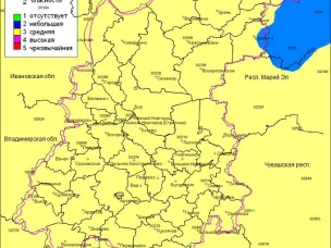 По данным ФГБУ «Верхне-Волжское УГМС», 15.04.2023 на территории области установился 3 класс пожароопасности лесов и торфяников.