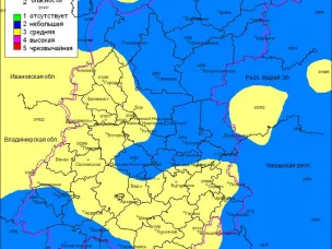 По данным ФГБУ «Верхне-Волжское УГМС», 09.05.2023 на территории области установились 2 - 3 классы пожароопасности лесов и торфяников.
