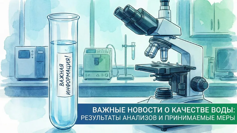 Важные новости о качестве воды: результаты анализов и принимаемые меры!