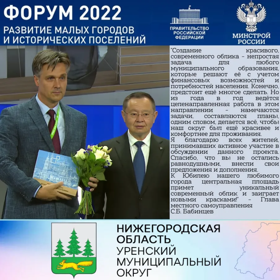 Определены победители VI Всероссийского конкурса лучших проектов создания комфортной городской среды в 2022 году